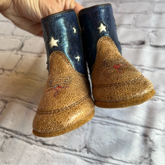 Old West Babybooties Soft Shoes American flag western - Picture 10 of 11